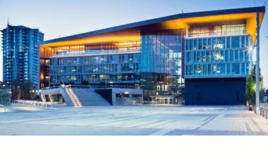 Surrey, BC city hall parking lot undergoing repairs
