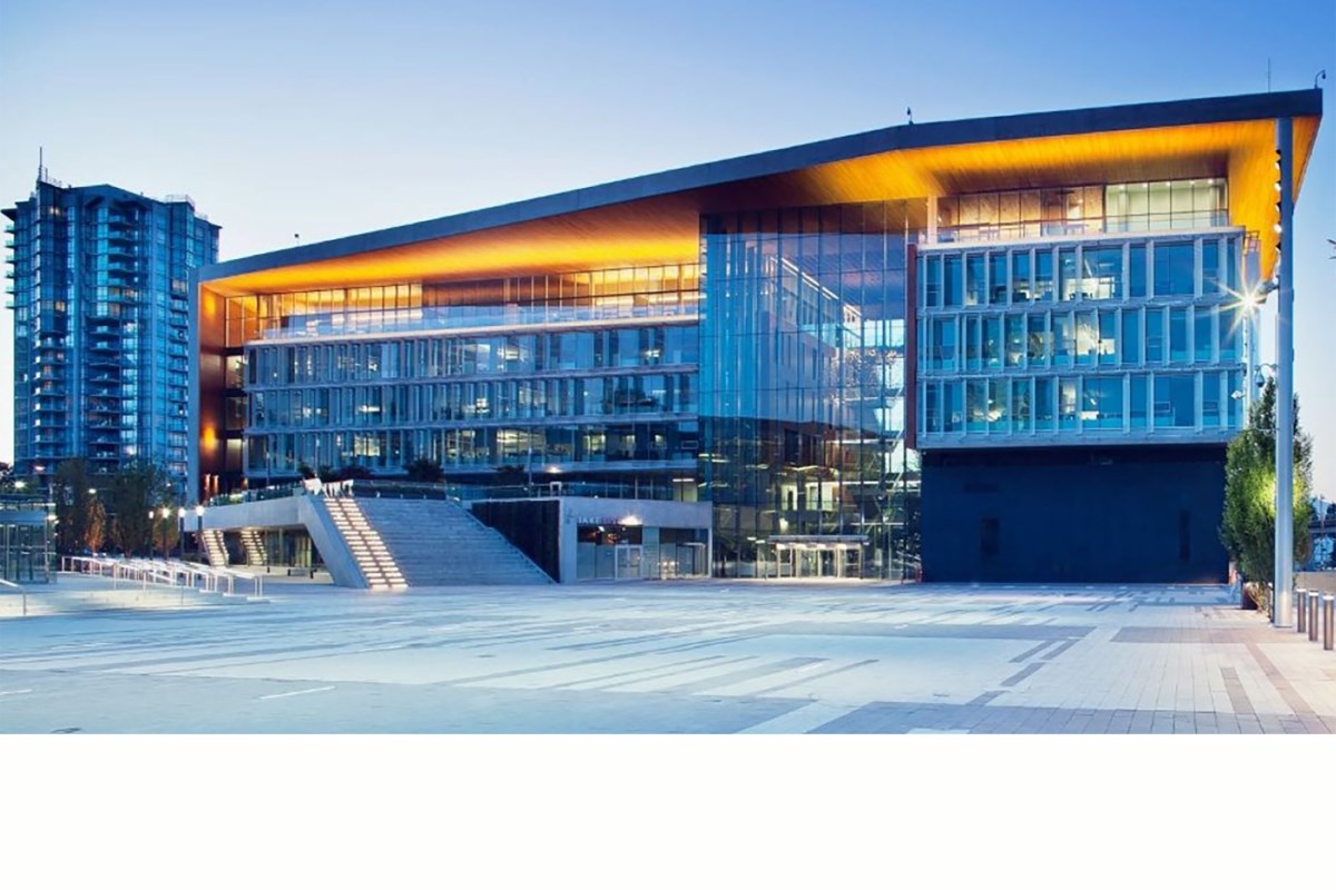 Surrey, BC city hall parking lot undergoing repairs