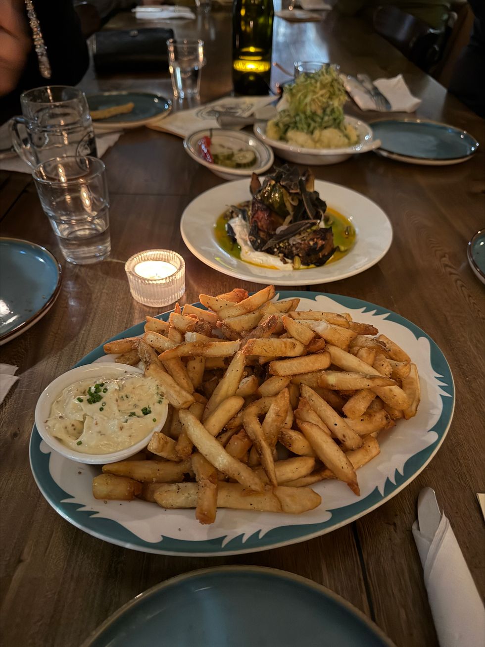 Table full of food