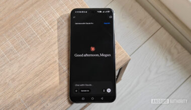 the claude app on a smartphone