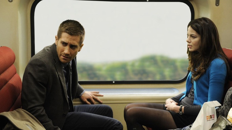 Captain Stevens and an avatar of Christina Warren in Source Code