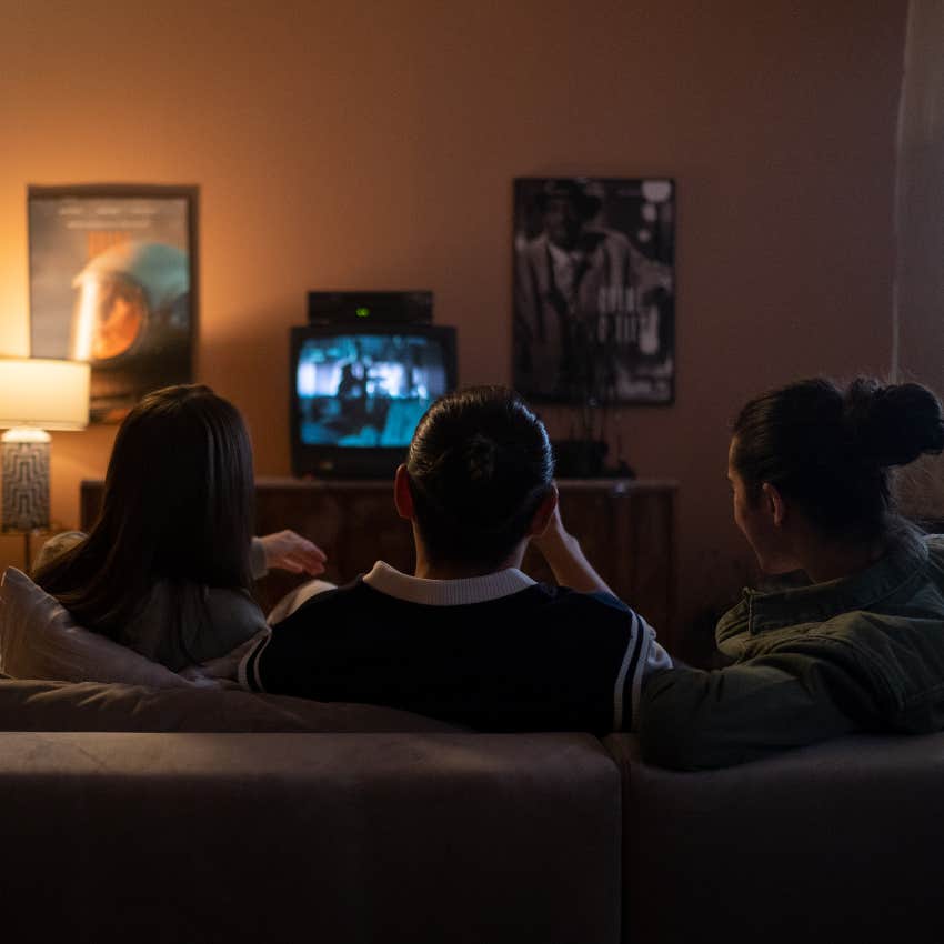 people protecting mental health watching tv friday night 90s