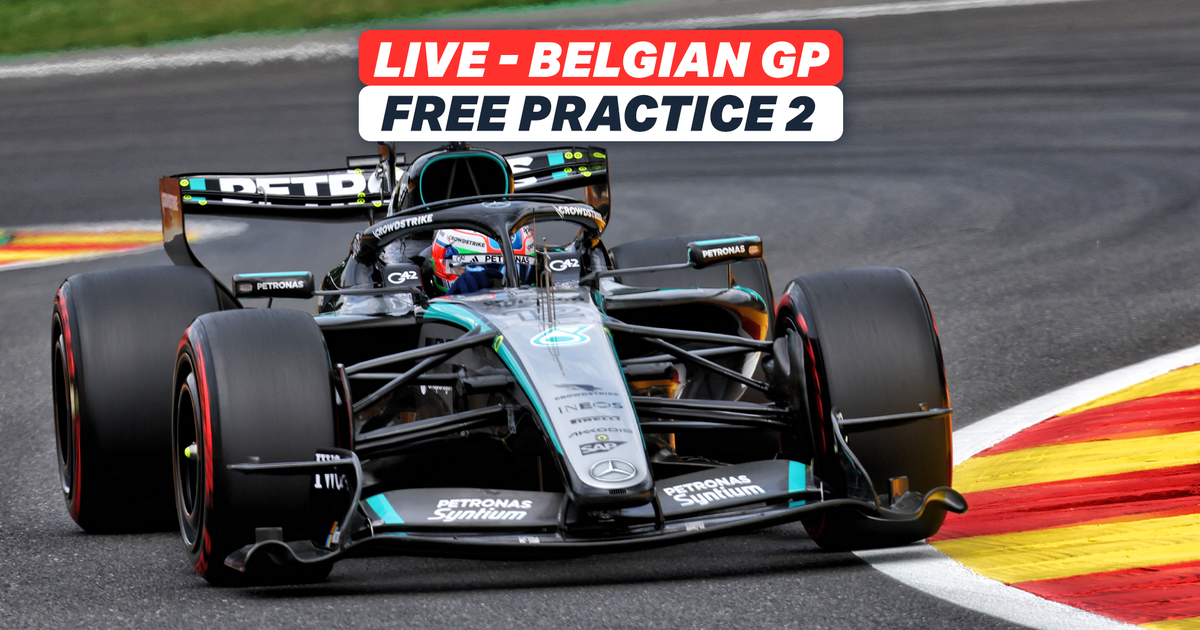 LIVE: Reaction as Antonelli quickest in twice red-flagged Belgian GP FP2