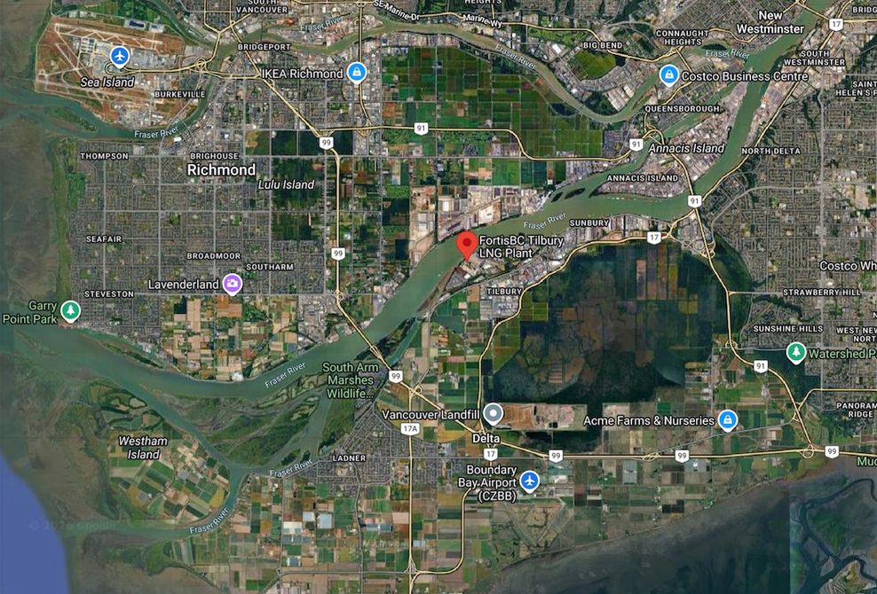 tilbury lng fortisbc delta f