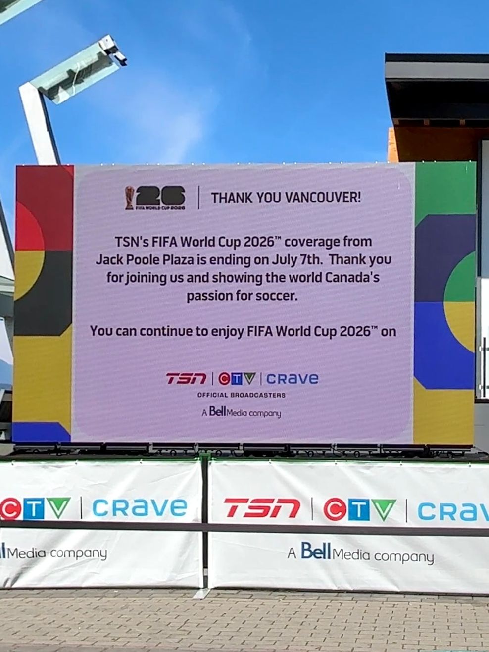 tsn fifa world cup studio vancouver