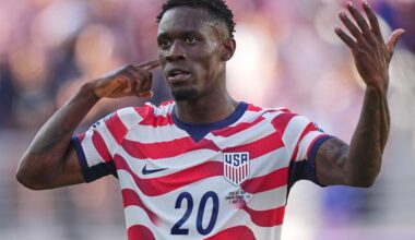 Folarin Balogun's ban is lifted by FIFA, allowing U.S. striker to play Belgium : NPR