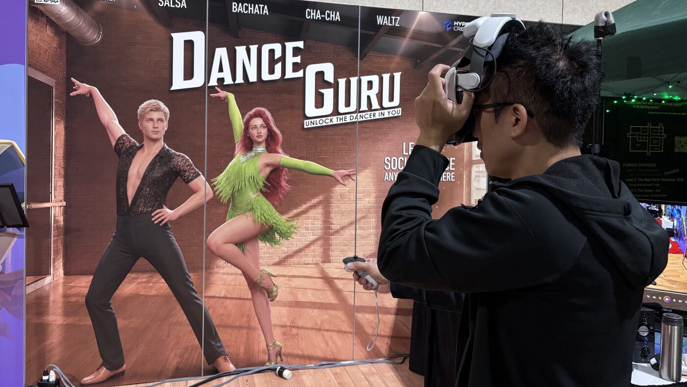 Virtual reality dance apps help people learn partner dances in private : NPR