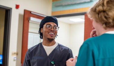 With healthcare jobs hot, college men are choosing nursing : NPR