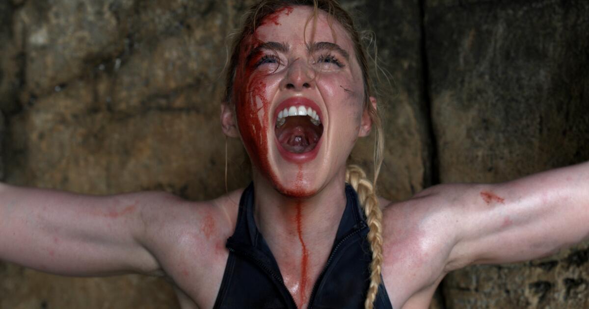 Review: You think escaping a Cyclops is hard? Try outwitting a giant cave shark in 'The Devil's Mouth' - Los Angeles Times