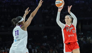 Aces beat Mercury 106-58 to match the third-biggest win in WNBA history