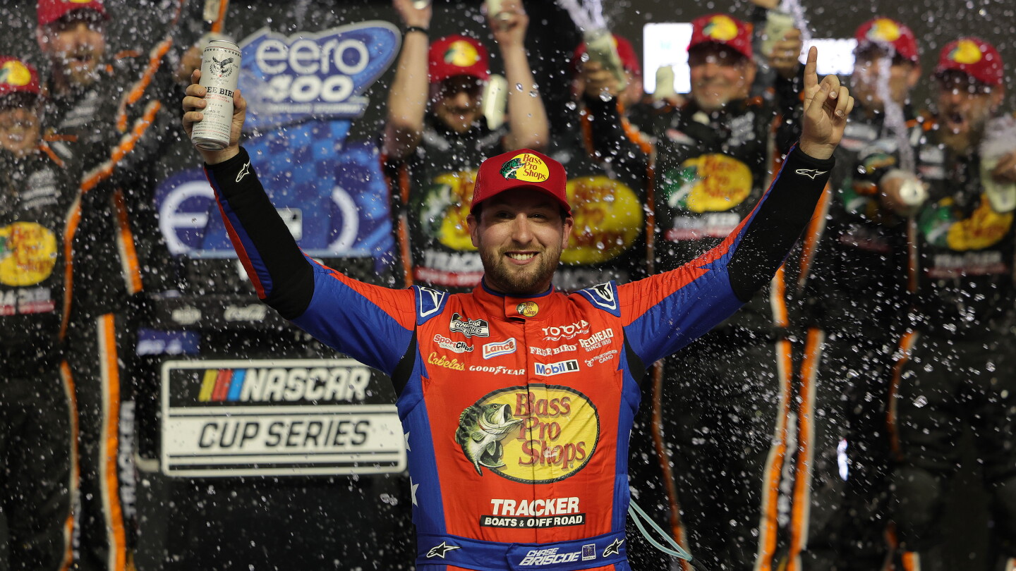 What Cup drivers said after Chicagoland Speedway win by Chase Briscoe