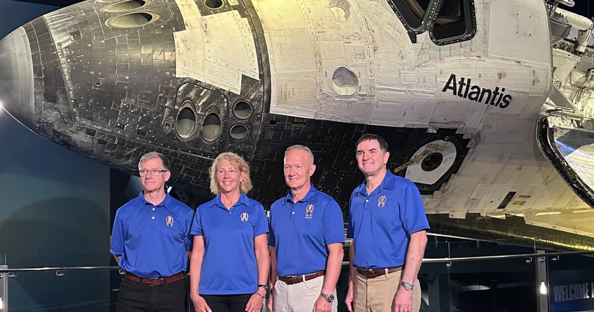 Final Space Shuttle crew reunites 15 years after mission
