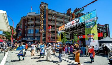 Vancouver Chinatown Fest on Keefer and Columbia St in July