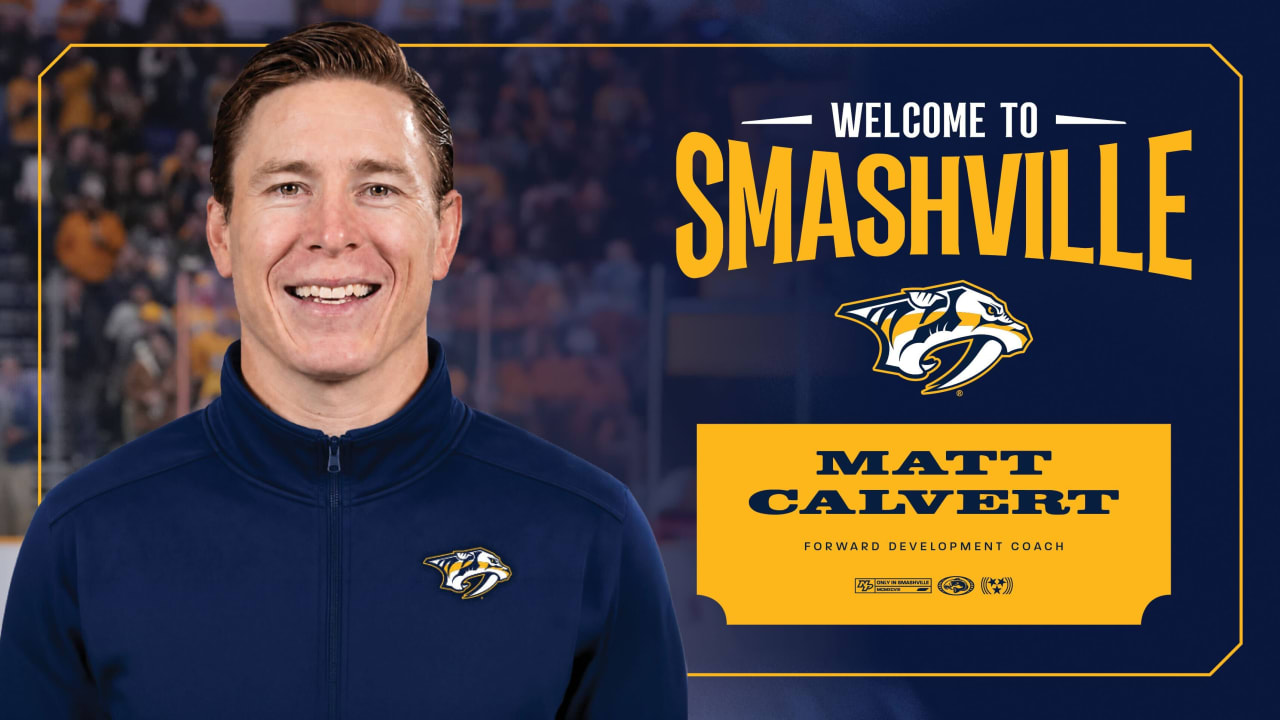 Predators Hire Matt Calvert as Forward Development Coach