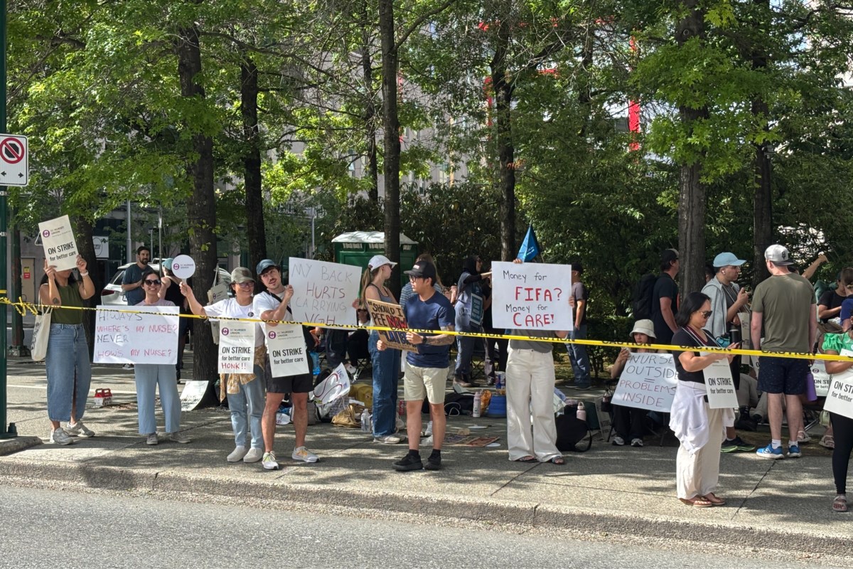 How is the BC nurses strike affecting Vancouver hospitals?