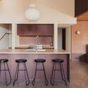 Wabamun Lake Cabin  / Josh Kjenner - Interior Photography, Kitchen, Wood, Countertop, Lighting, Glass, Chair