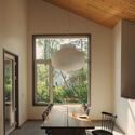 Wabamun Lake Cabin  / Josh Kjenner - Interior Photography, Wood, Lighting, Table, Chair