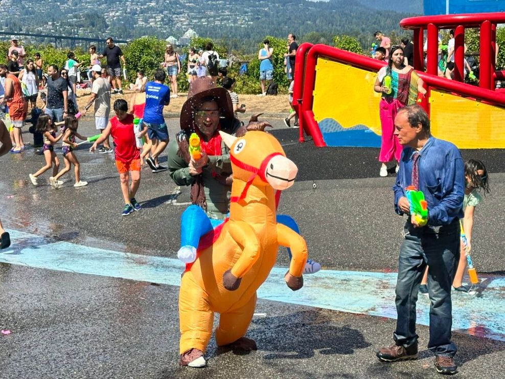 water fight