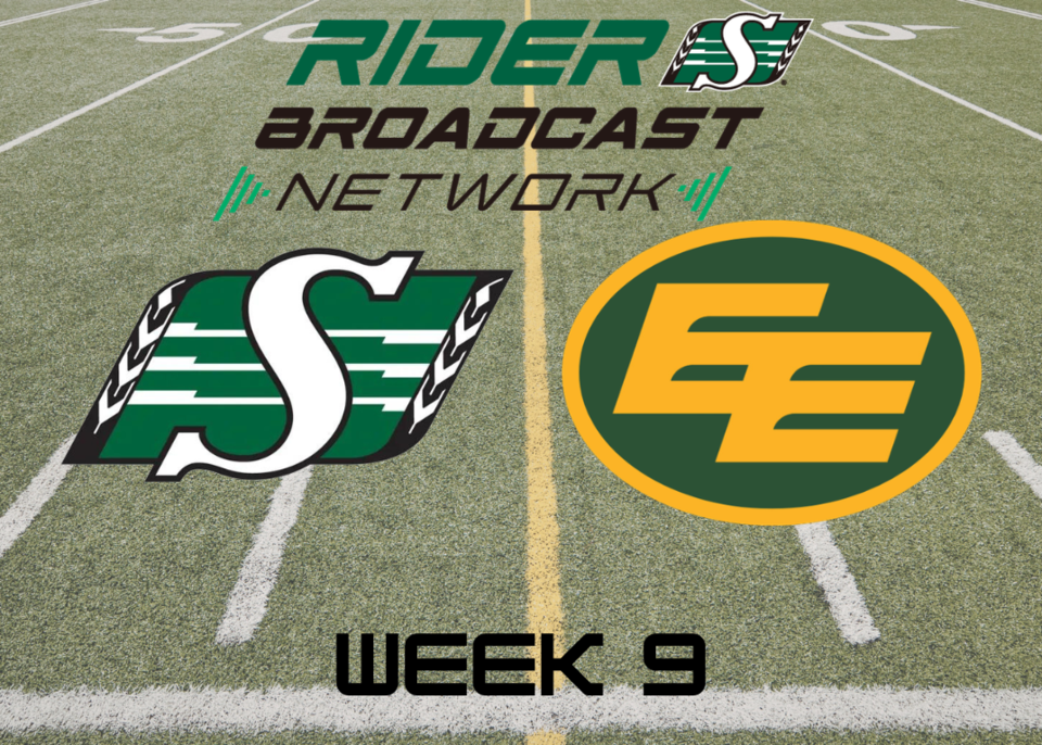 CFL Week 9 schedule | 620 CKRM - The Voice of Saskatchewan