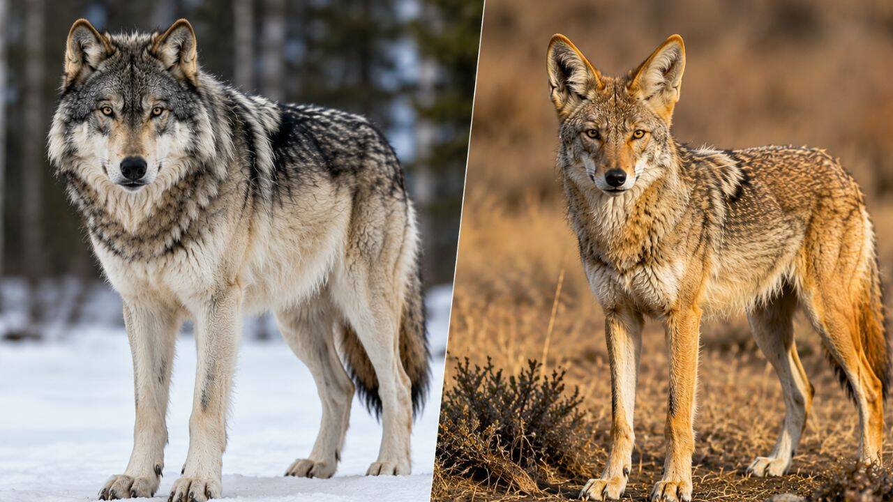 Wolf vs coyote: How to tell the difference between North America's two iconic wild canines