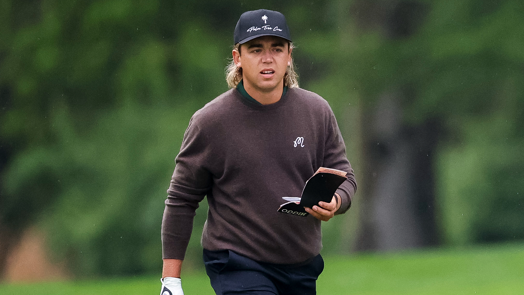 Garrick Higgo at the PGA Championship at Aronimink