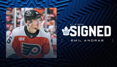 Maple Leafs Sign Defenceman Emil Andrae