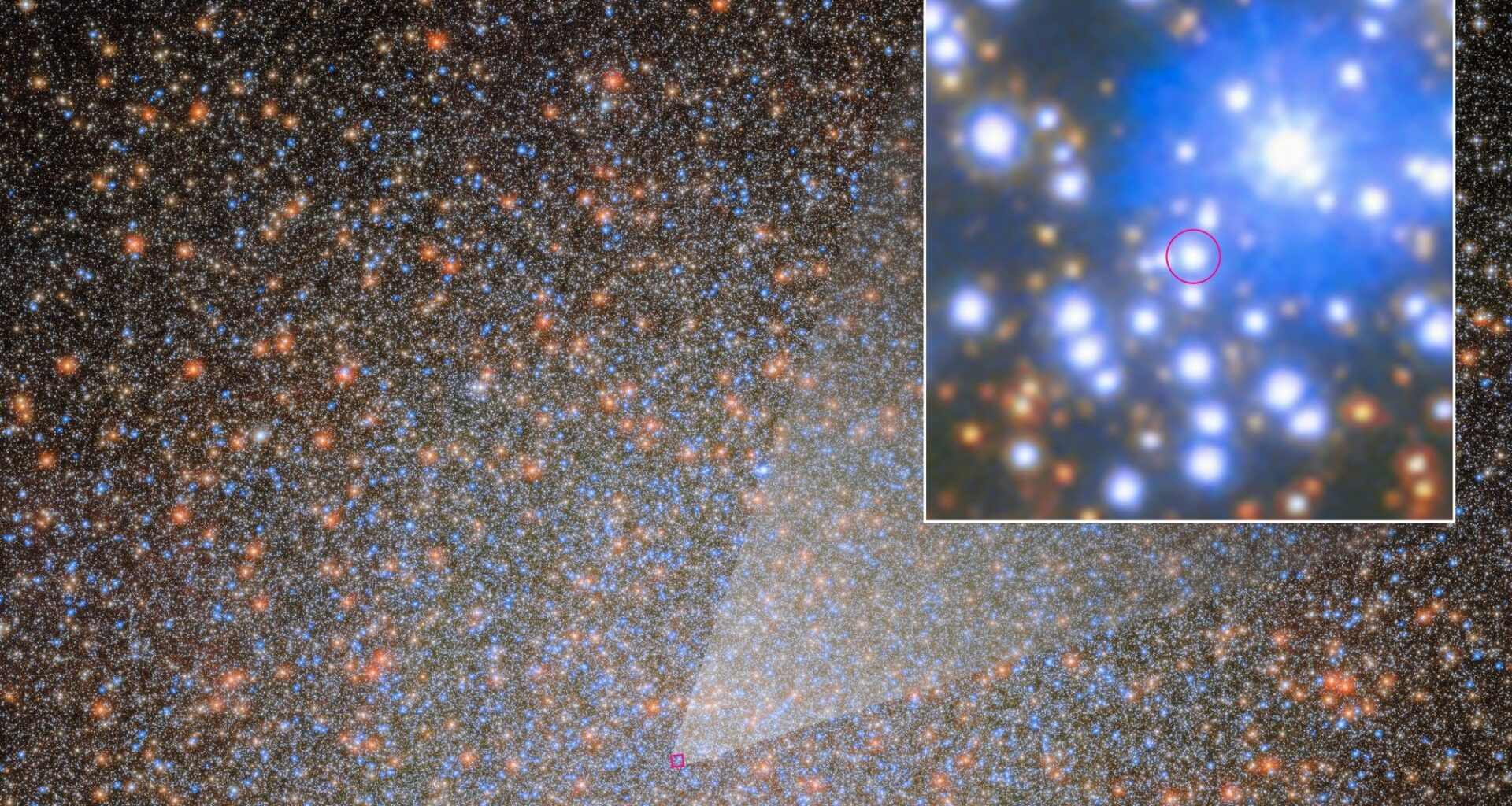 The 1st of 10,000 'missing' black holes in the Omega Centauri star cluster has been found
