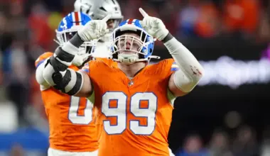 Broncos' Zach Allen makes bold claim about breaking NFL sack record image