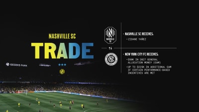Nashville Soccer Club Acquires Forward Zidane Yañez from New York City FC