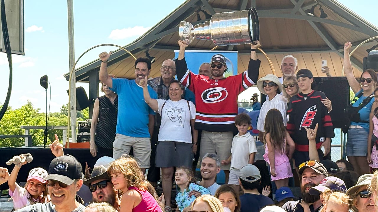 Carrier brings Stanley Cup to hometown again after Hurricanes win