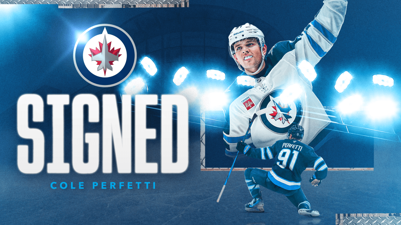 Jets sign forward Cole Perfetti to a five-year contract