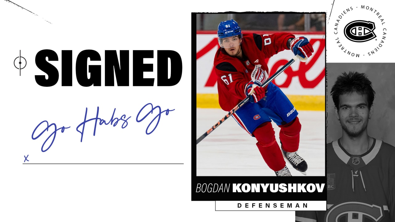 Two-year, entry-level contract for Bogdan Konyushkov