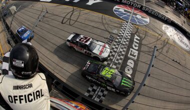 Ty Gibbs, Joe Gibbs Racing, Ryan Blaney, Team Penske, Bristol Motor Speedway, NASCAR Cup Series
