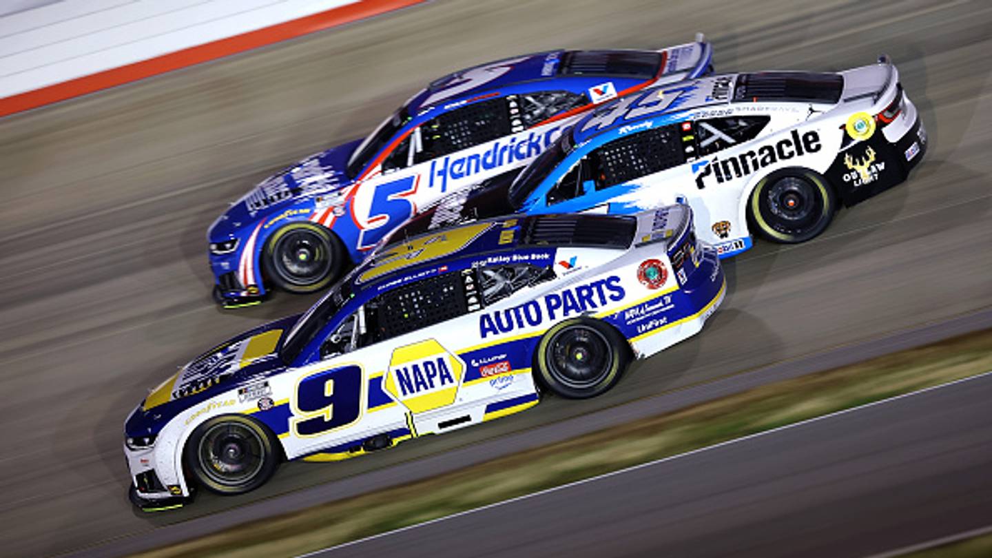 Chase Elliott, Kyle Larson, Hendrick Motorsports, Tyler Reddick, 23XI Racing, NASCAR Cup Series