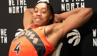 Oct 2, 2023; Toronto Raptors forward, Scottie Barnes