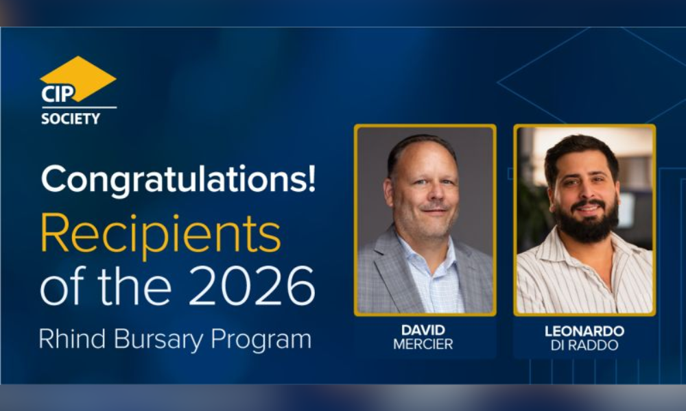 Insurance Institute of Canada and CIP Society name 2026 Rhind Bursary recipients