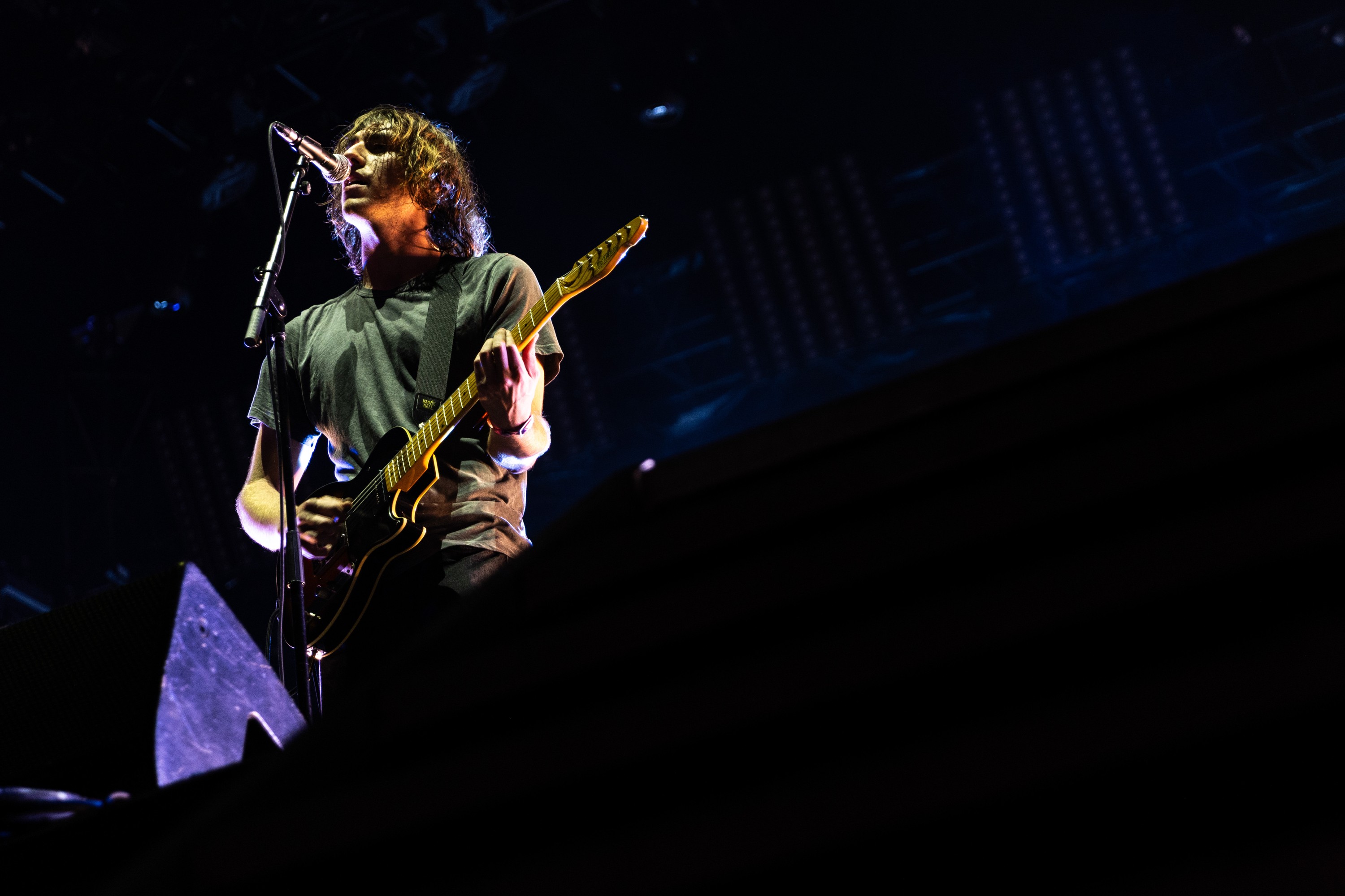 Cameron Winter of Geese performs at the Osheaga Music and Arts Festival