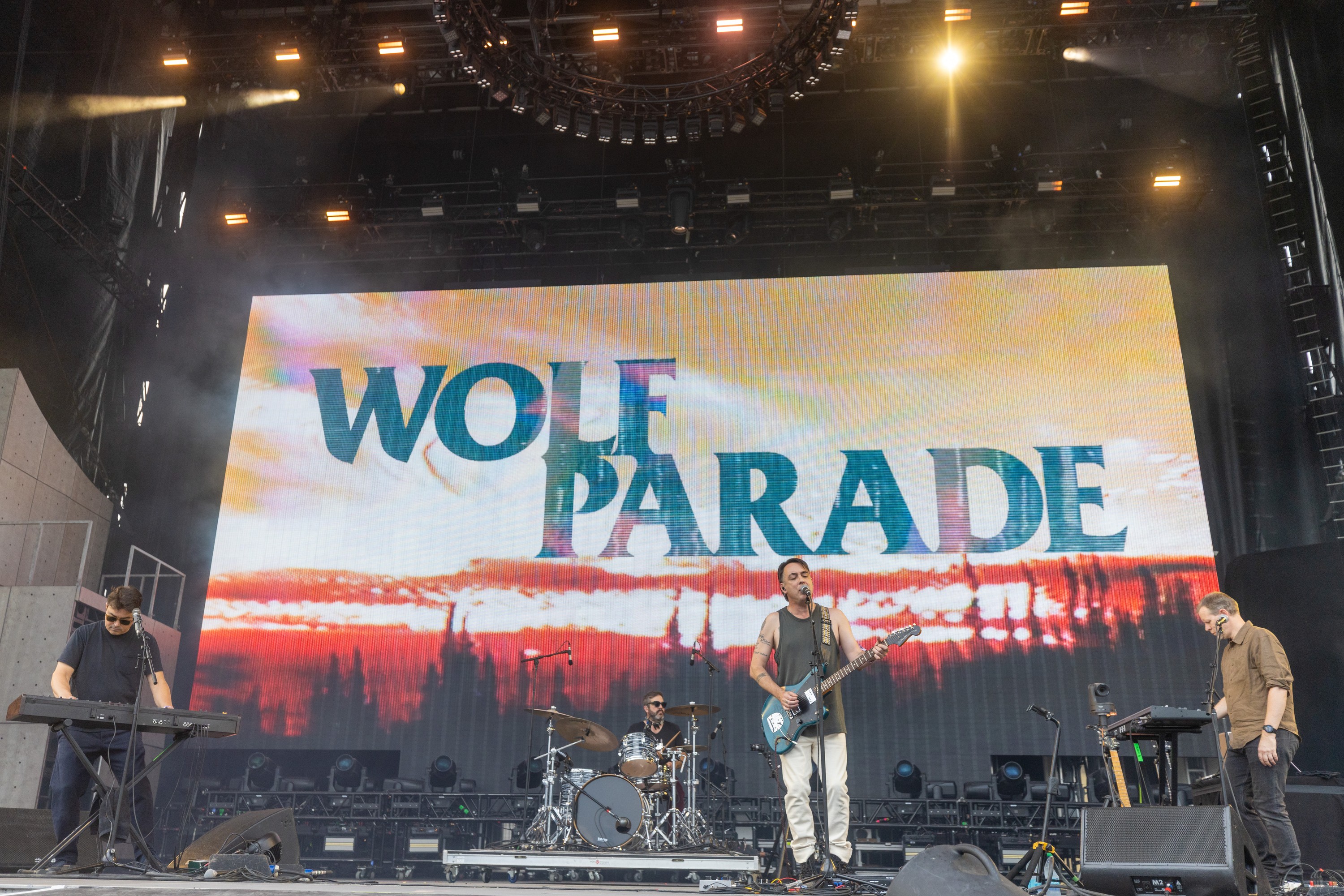 Wolf Parade performs at the Osheaga Music and Arts Festival