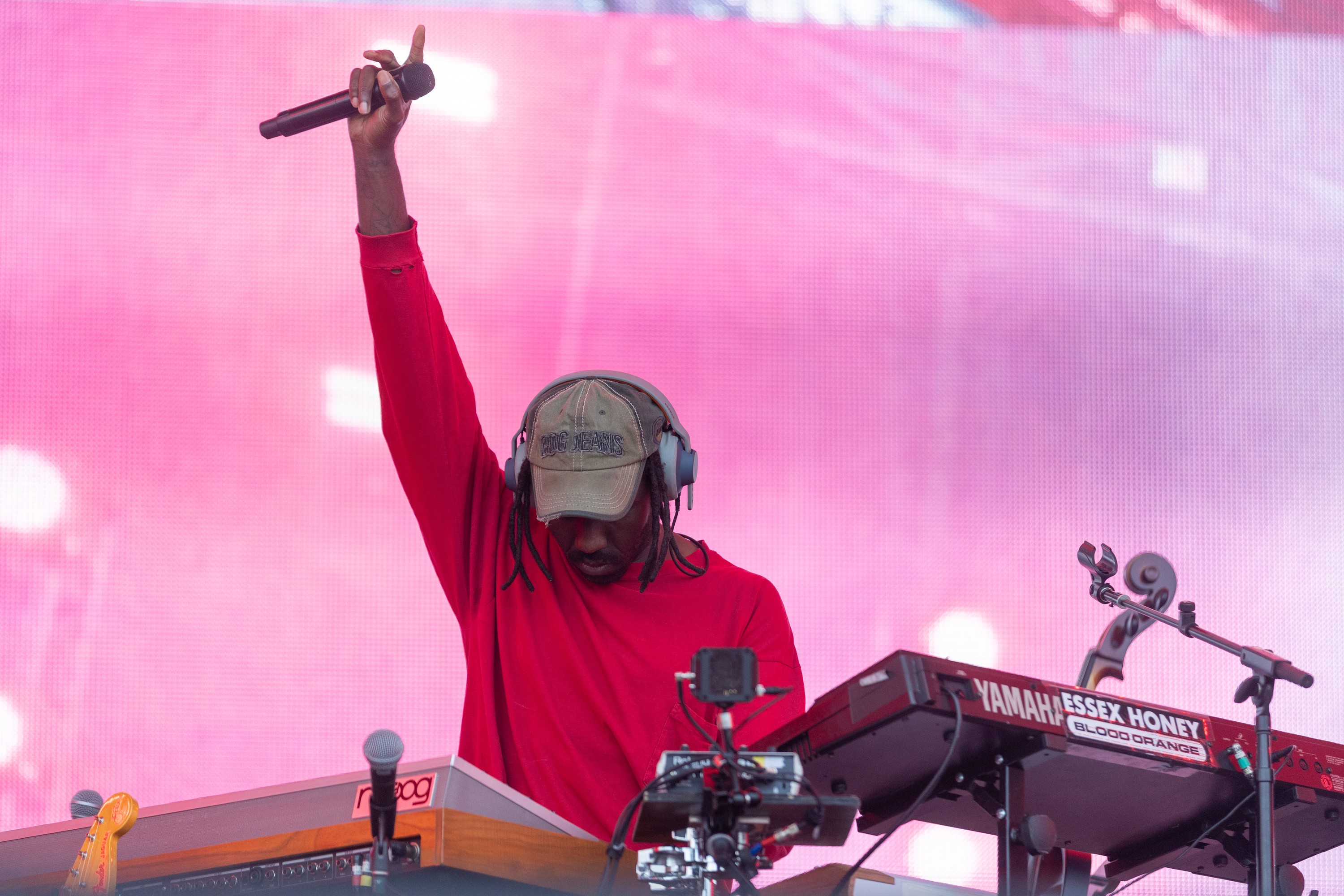 Blood Orange performs at the Osheaga Music and Arts Festival