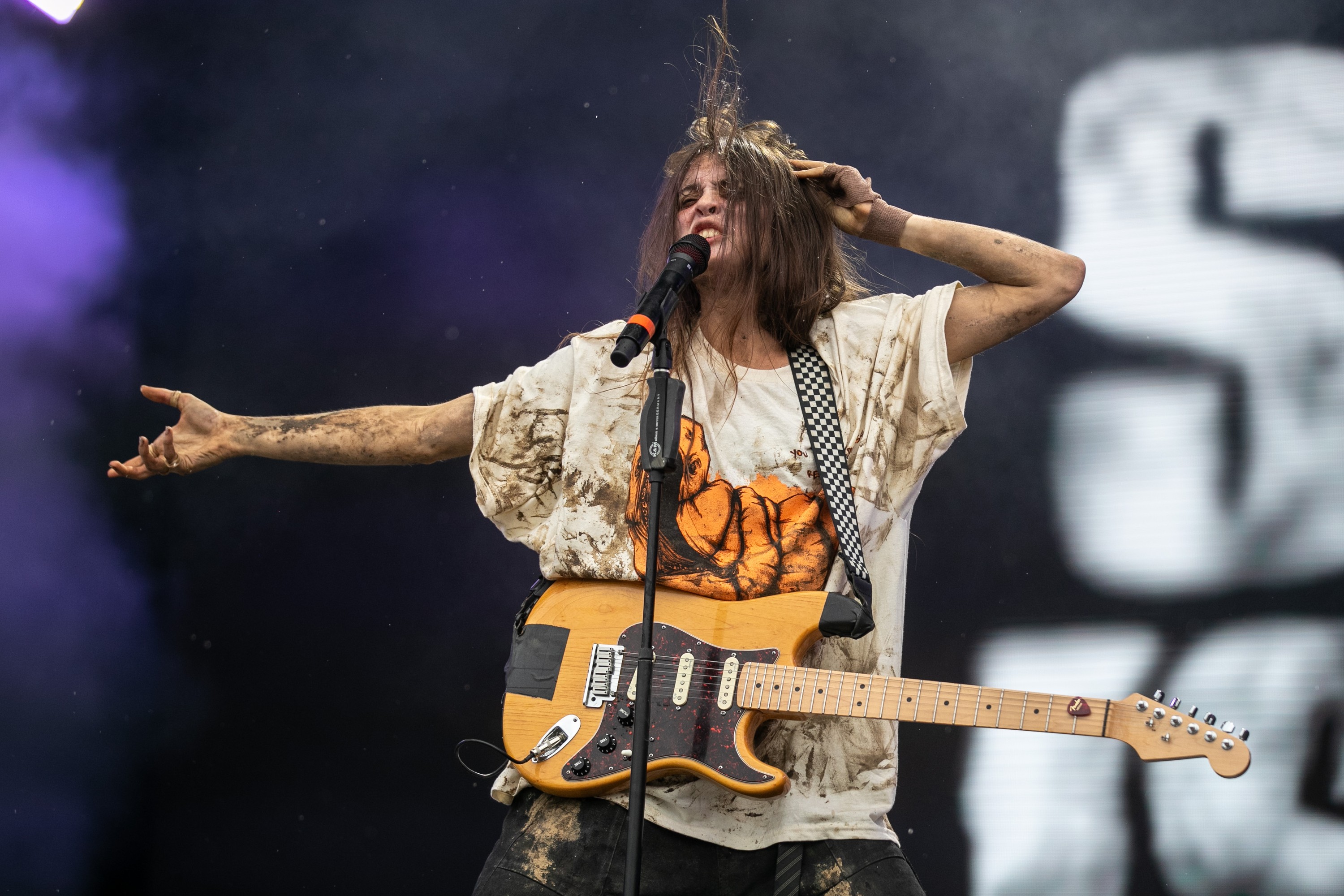 Sofia Isella performs at the Osheaga Music and Arts Festival