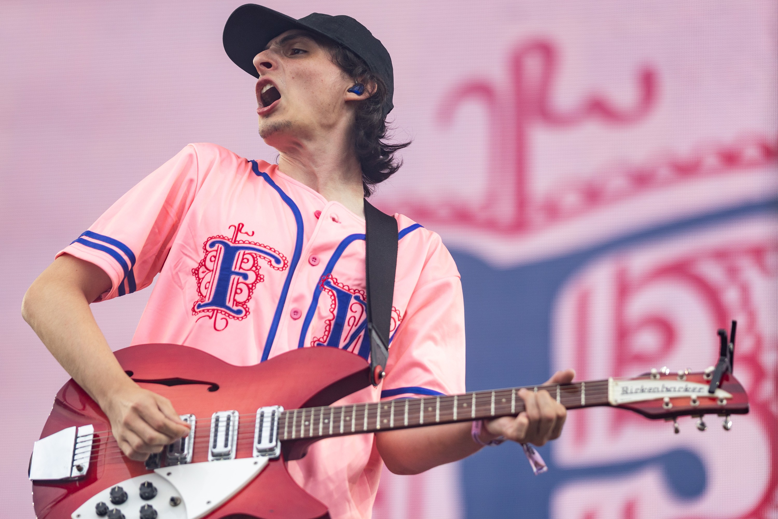 Finn Wolfhard performs at the Osheaga Music and Arts Festival