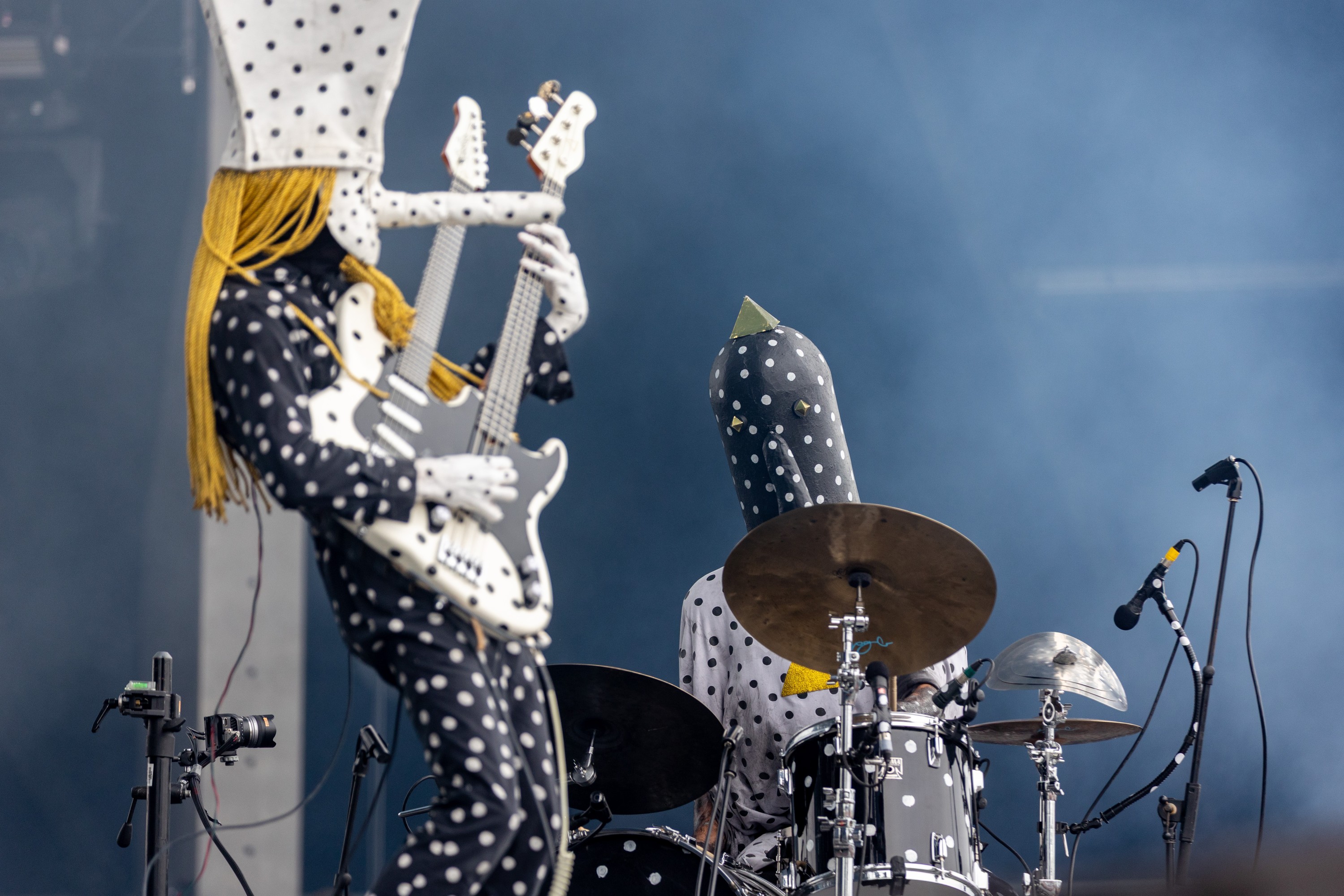 Angine de Poitrine performs at the Osheaga Music and Arts Festival 