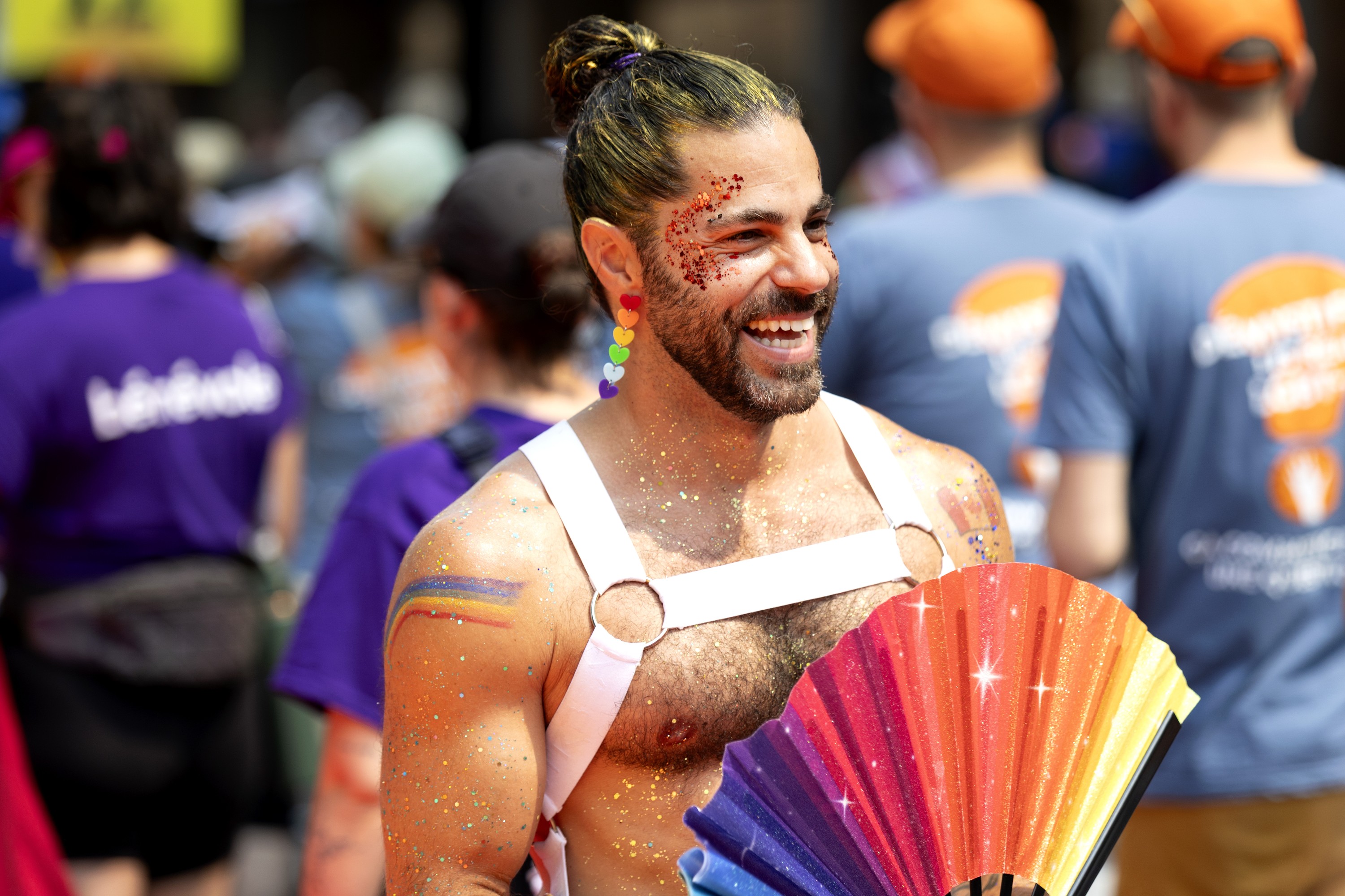 Participants in the 2026 Montreal Pride parade