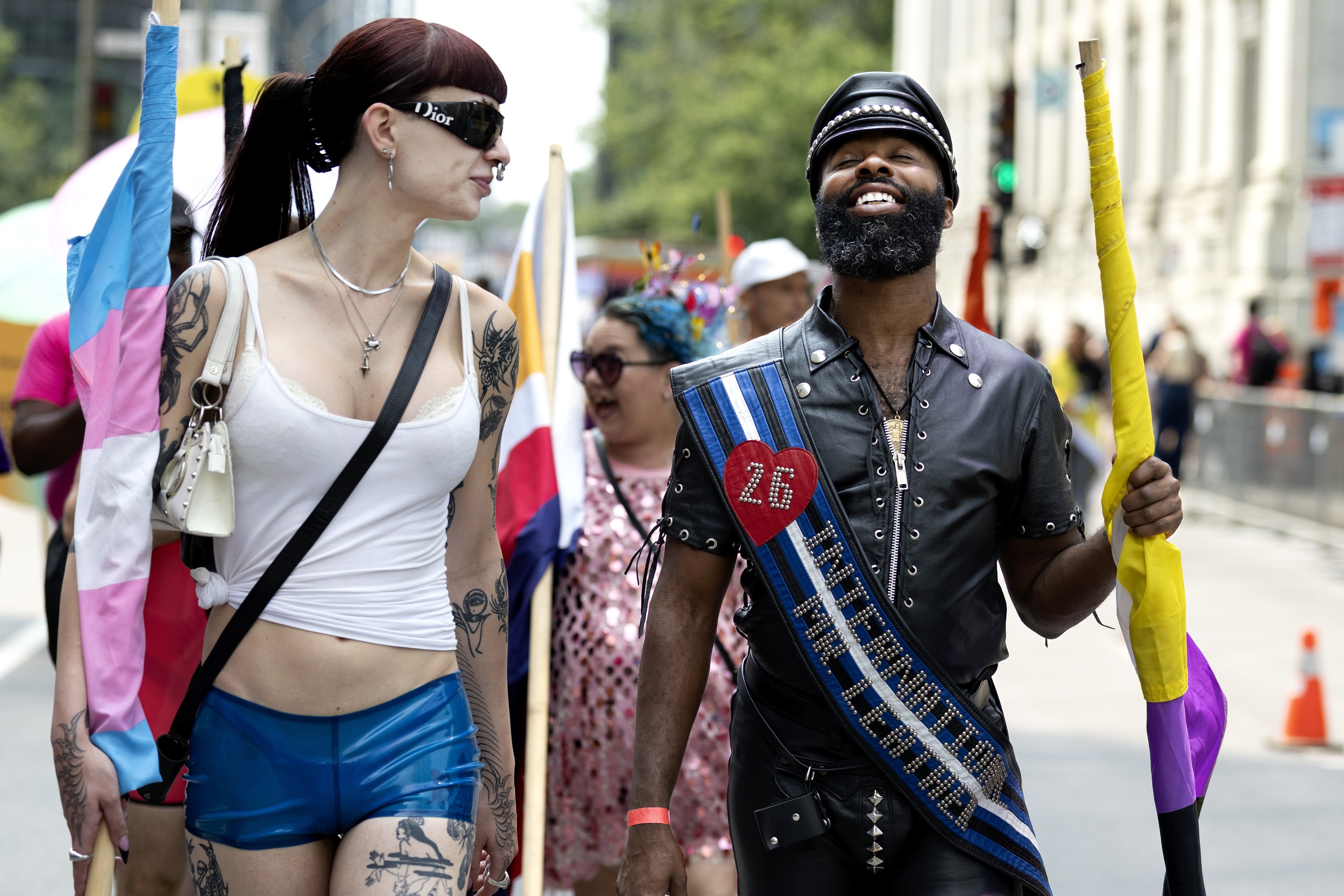 Participants in the 2026 Montreal Pride parade