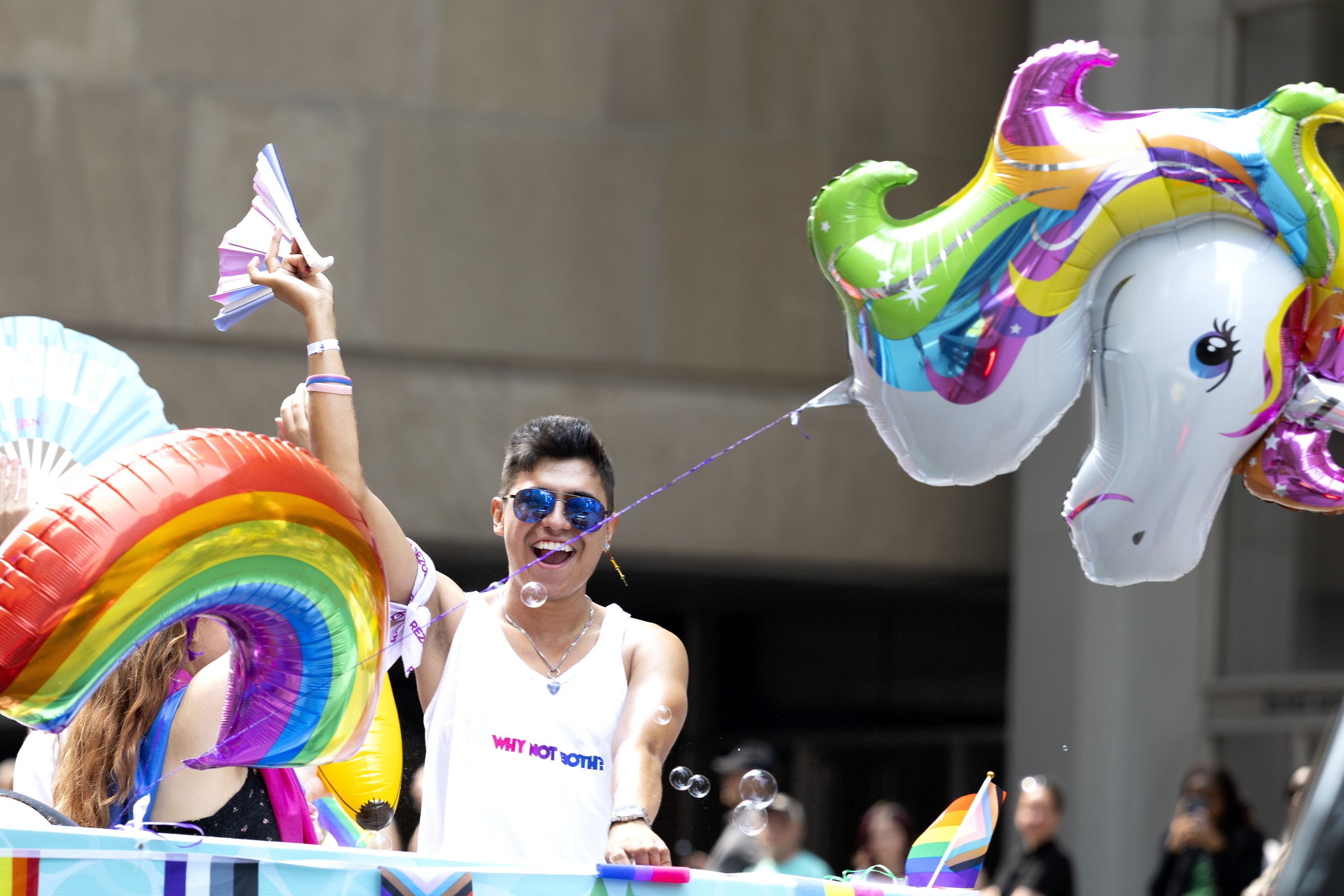Participants in the 2026 Montreal Pride parade