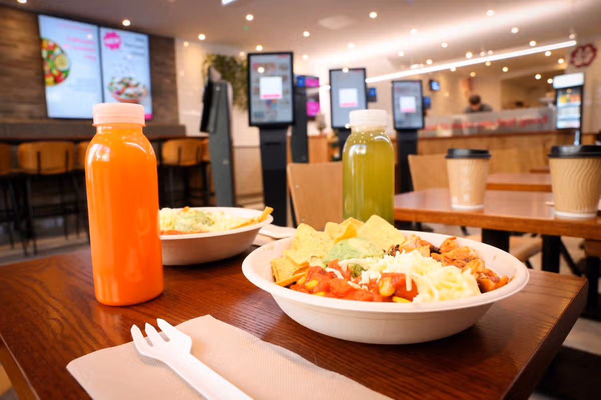 Tossed served power bowls such as the Mighty Mexican