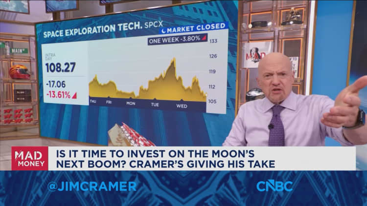 If Elon Musk wasn't involved, I wouldn't recommend SpaceX, says Jim Cramer