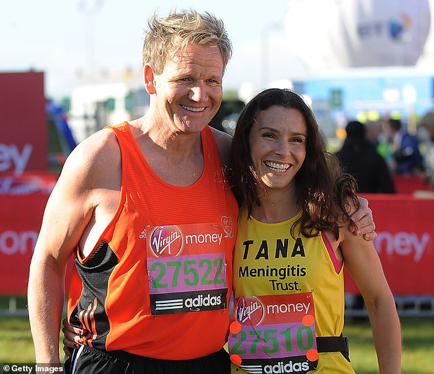 Researchers have found that exercising with your spouse, such as Gordon and Tana Ramsay did by running the London Marathon together in 2012, is linked to better communication, stronger conflict resolution and lower levels of marital stress