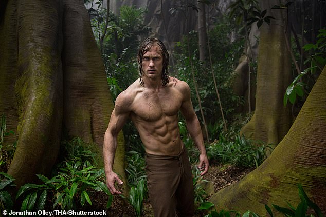 Alexander Skarsgård's intense diet and fitness routine revealed as the his personal trainer reveals what it REALLY takes to achieve his ripped physique (pictured in The Legend of Tarzan)