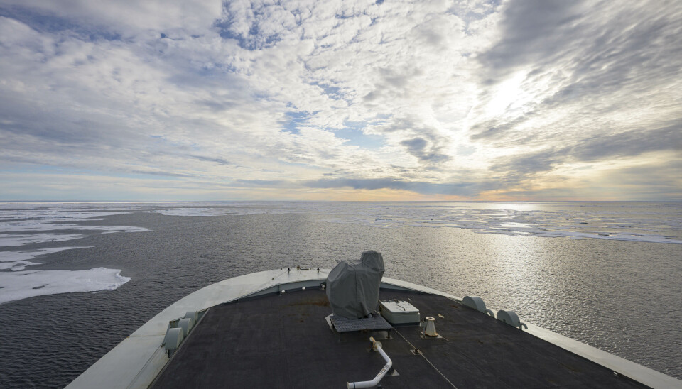 Utsikt fra HMCS Max Bernays under operasjon Latitude i slutten av juli.